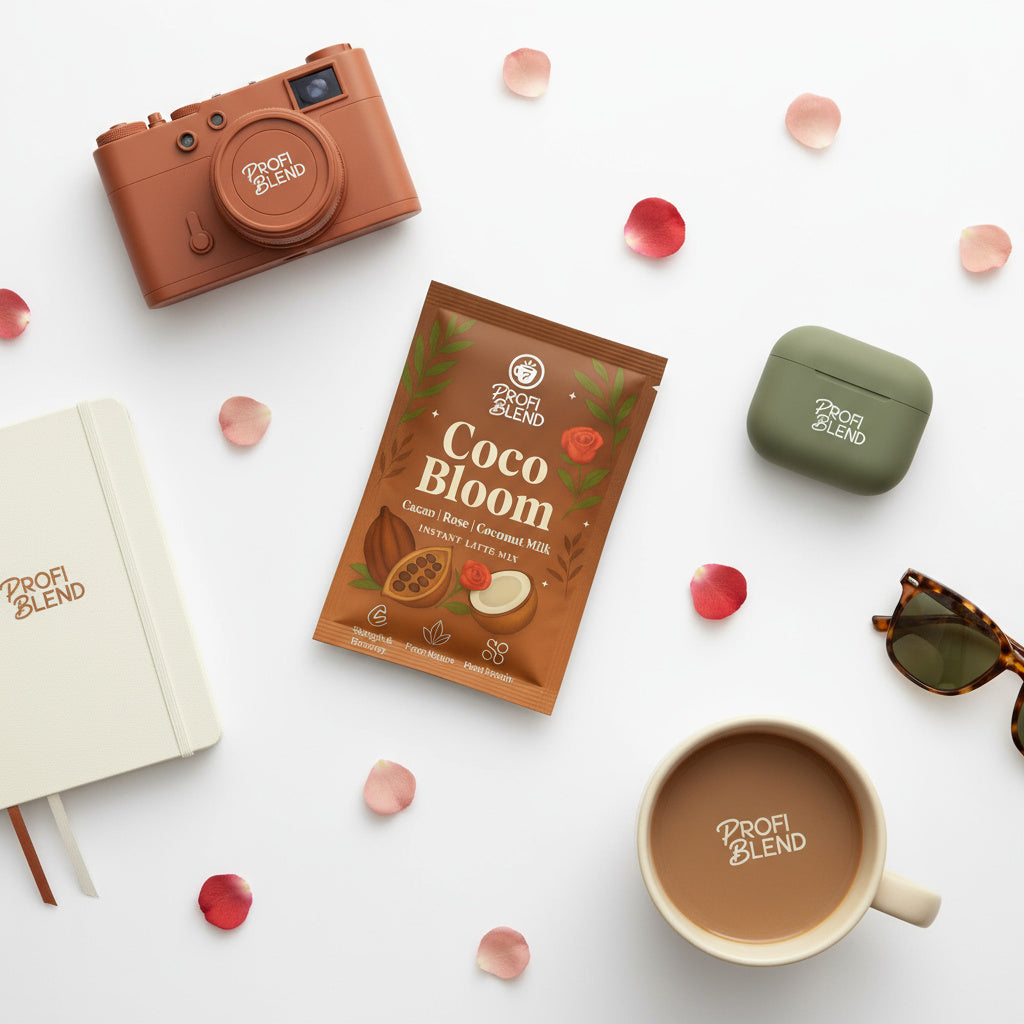 ProfiBlend Coco Bloom cacao rose latte sachet